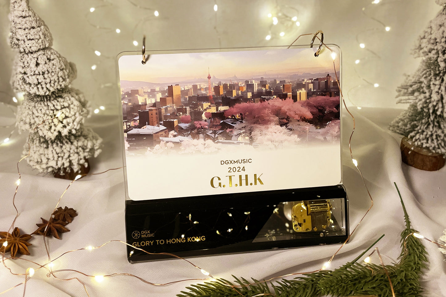 Glory to Hong Kong Calendar Music Box Set